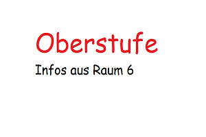 gymn. Oberstufe Info für RealschülerInnen